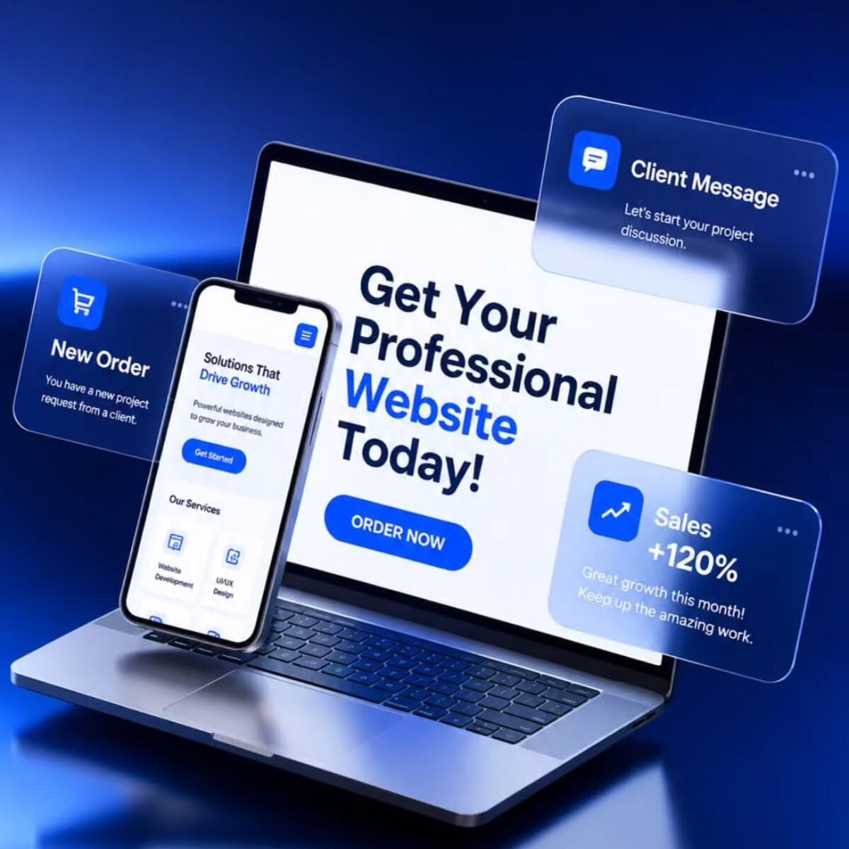 Professional website design by Tijel