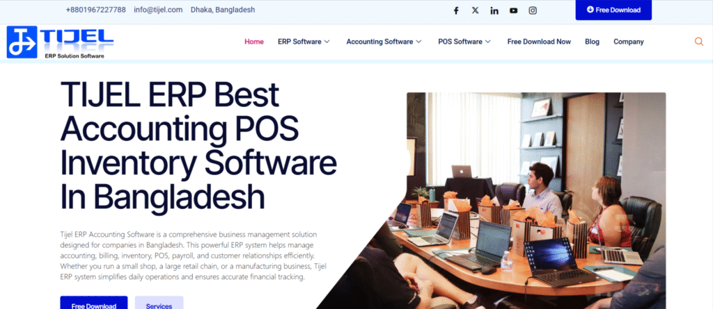 Tijel ERP Best ERP Software Image
